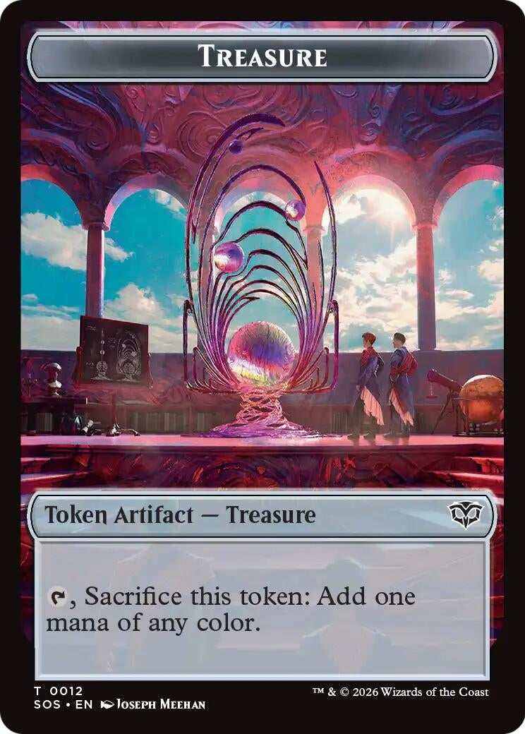 Image for Treasure // Food Double-Sided Token (12 // 27) [Secrets of Strixhaven] - Magic: The Gathering