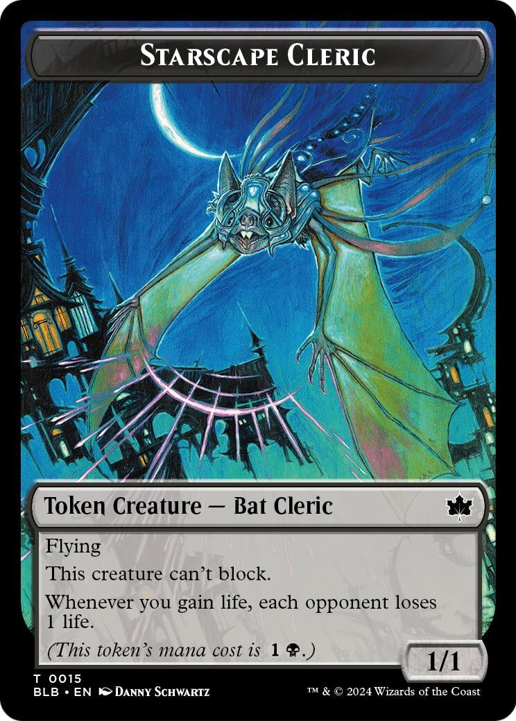 Image for Starscape Cleric // Treasure Double-Sided Token (15 // 12) [Secrets of Strixhaven] - Magic: The Gathering
