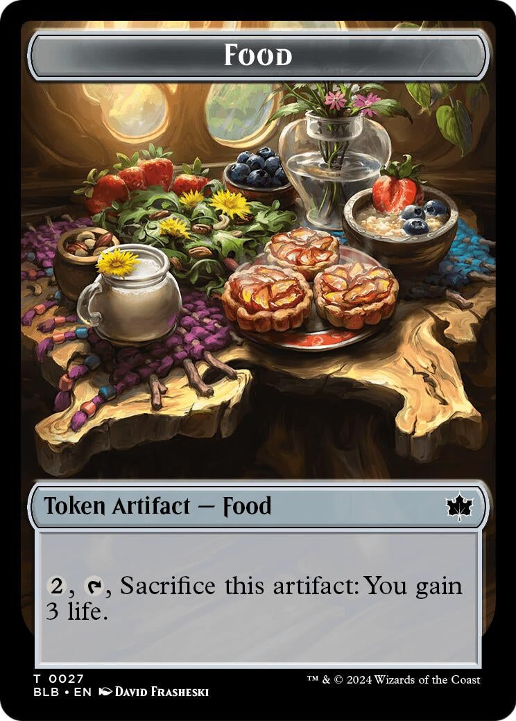 Image for Food // Clue Token Double-Sided Token (27 // 14) [Secrets of Strixhaven] - Magic: The Gathering