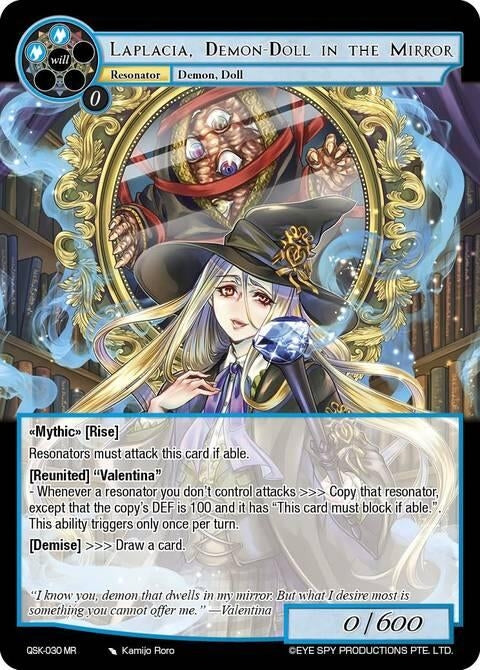 Image for Laplacia, Demon-Doll in the Mirror (QSK-030) [The Quest of the Seven Keys] - Force of Will