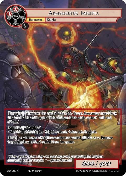 Image for Armsmelter Militia (QSK-009 N) [The Quest of the Seven Keys] - Force of Will