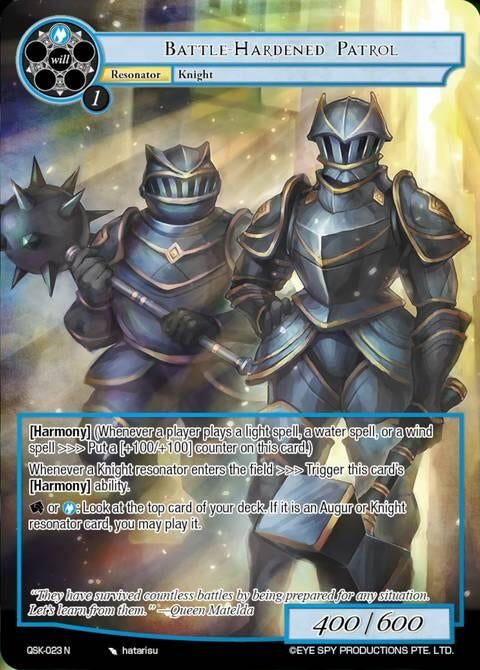 Image for Battle Hardened Patrol (QSK-023 N) [The Quest of the Seven Keys] - Force of Will