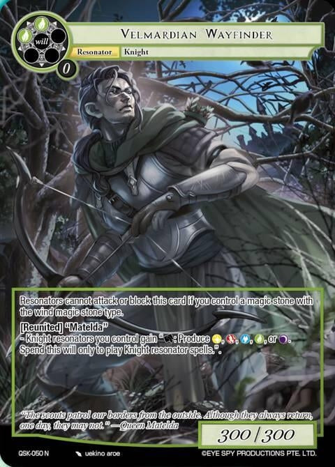 Image for Velmardian Wayfinder (QSK-050 N) [The Quest of the Seven Keys] - Force of Will
