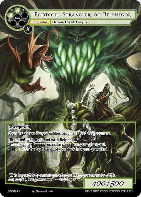 Image for Rootcoil Strangler of Belphegor (QSK - 047 R) [The Quest of the Seven Keys] - Force of Will