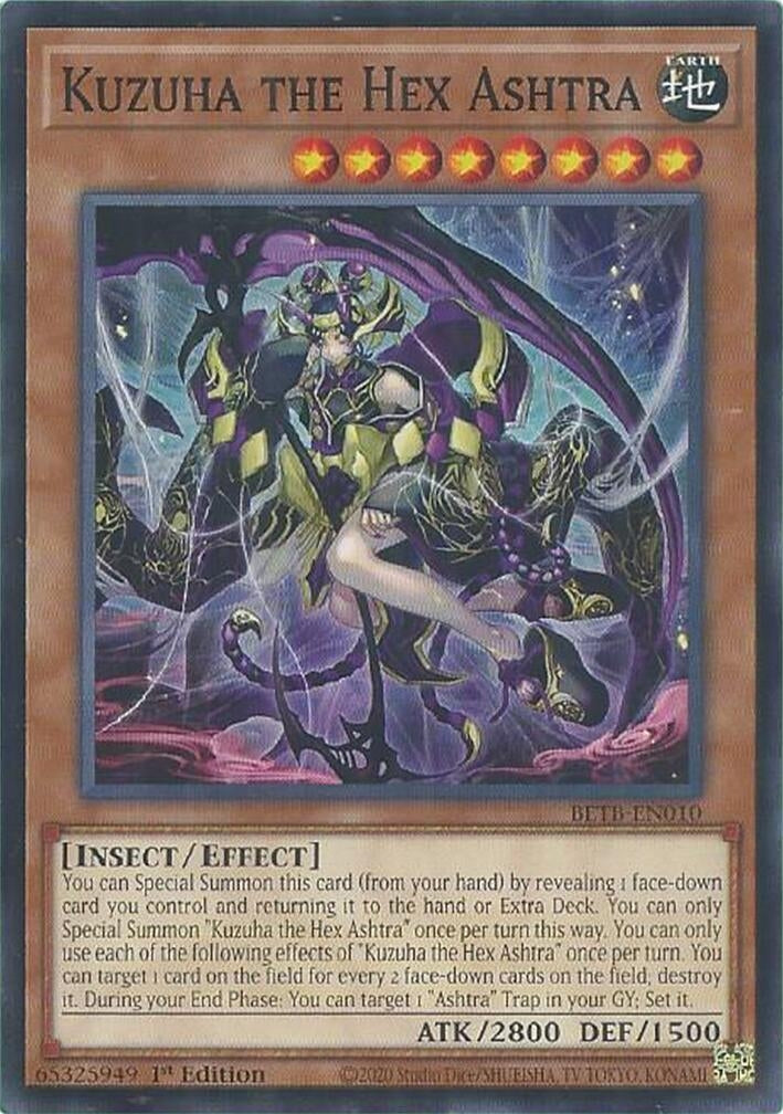 Image for Kuzuha the Hex Ashtra (BETB-EN010) [Beyond the Brave] - YuGiOh