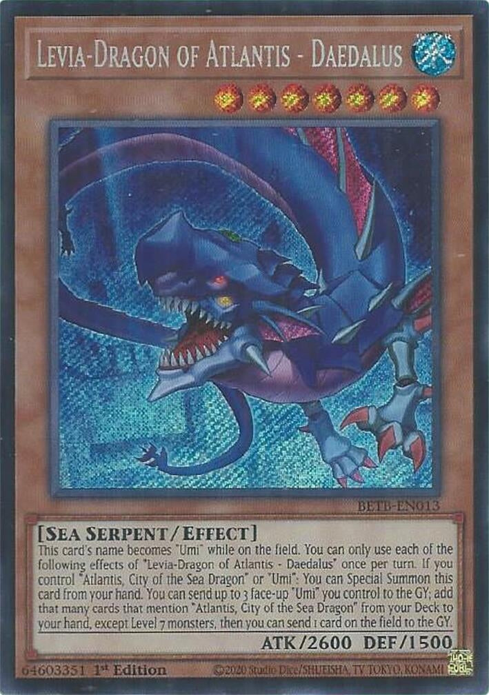 Image for Levia-Dragon of Atlantis - Daedalus (BETB-EN013) [Beyond the Brave] - YuGiOh