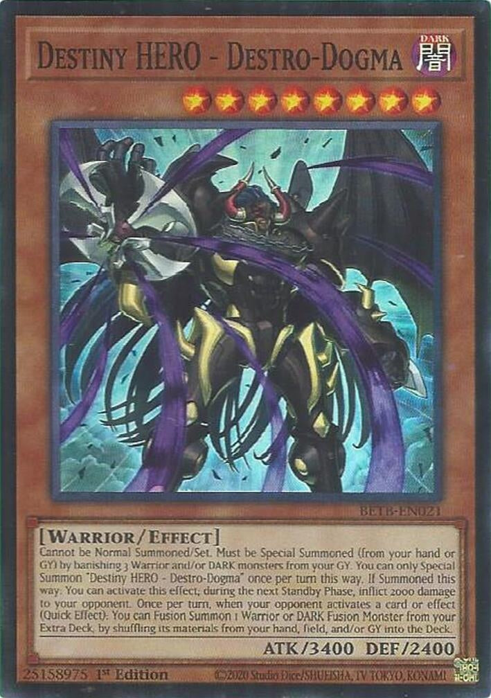 Image for Destiny HERO - Destro-Dogma (BETB-EN021) [Beyond the Brave] - YuGiOh