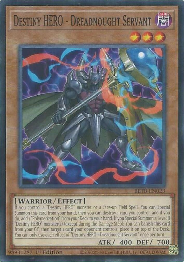 Image for Destiny HERO - Dreadnought Servant (BETB-EN023) [Beyond the Brave] - YuGiOh