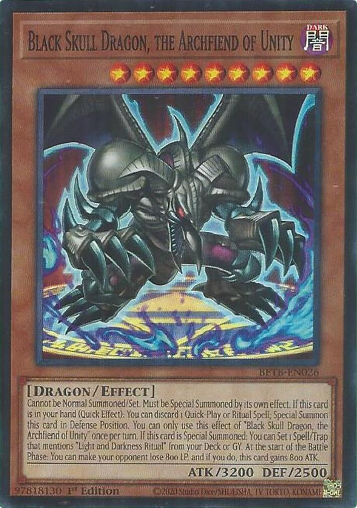 Image for Black Skull Dragon, the Archfiend of Unity (BETB-EN026) [Beyond the Brave] - YuGiOh