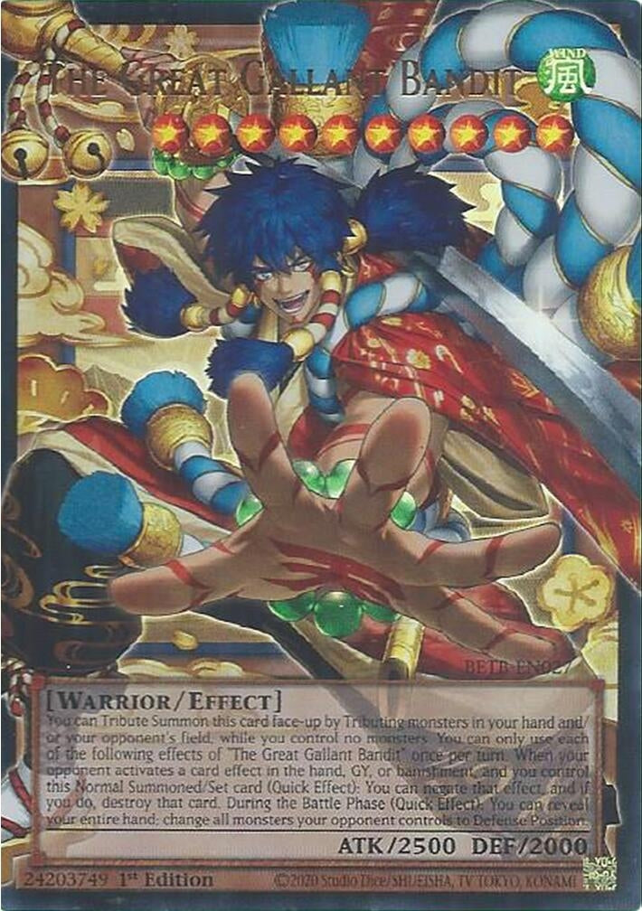 Image for The Great Gallant Bandit (Extended Art) (BETB-EN027) [Beyond the Brave] - YuGiOh