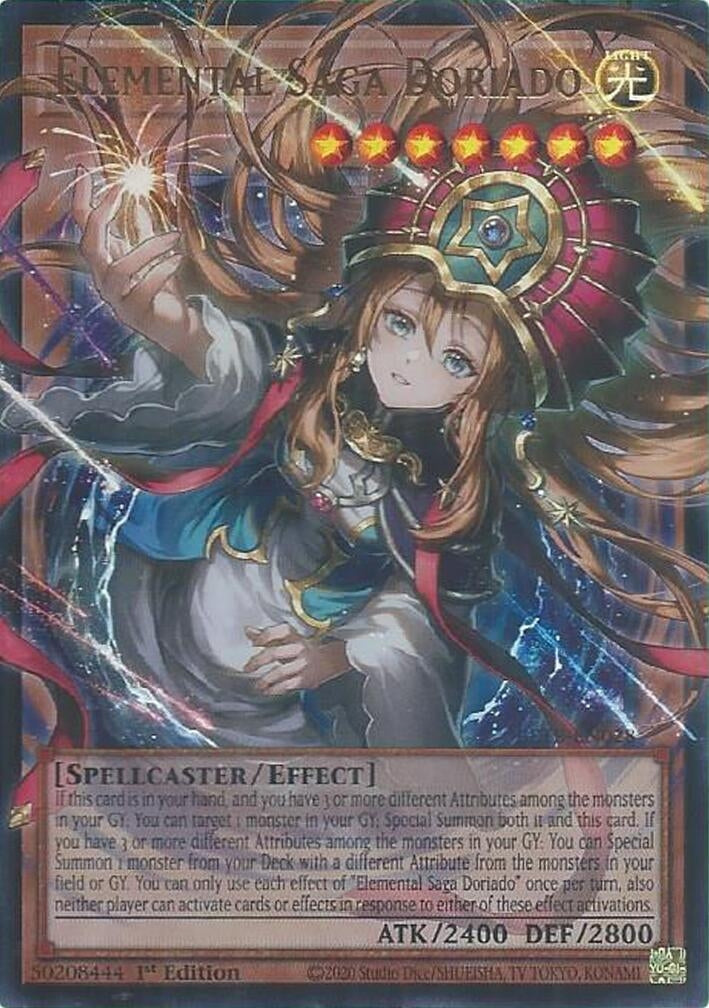 Image for Elemental Saga Doriado (Extended Art) (BETB-EN028) [Beyond the Brave] - YuGiOh