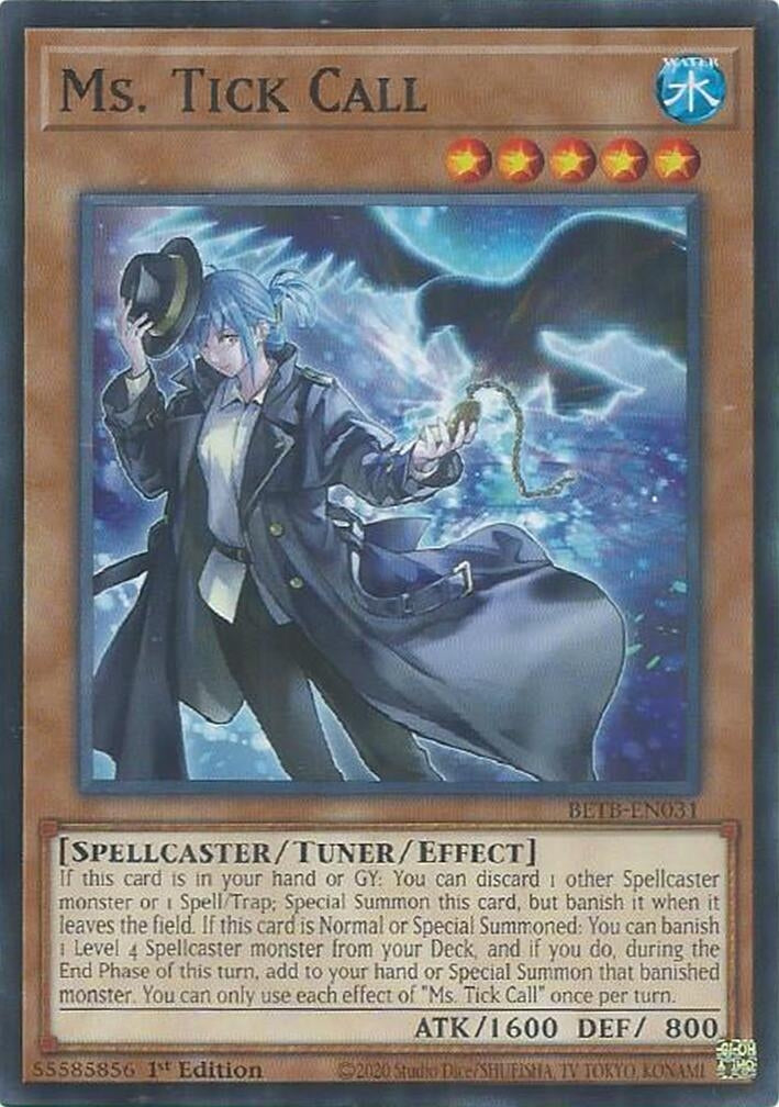 Image for Ms. Tick Call (BETB-EN031) [Beyond the Brave] - YuGiOh