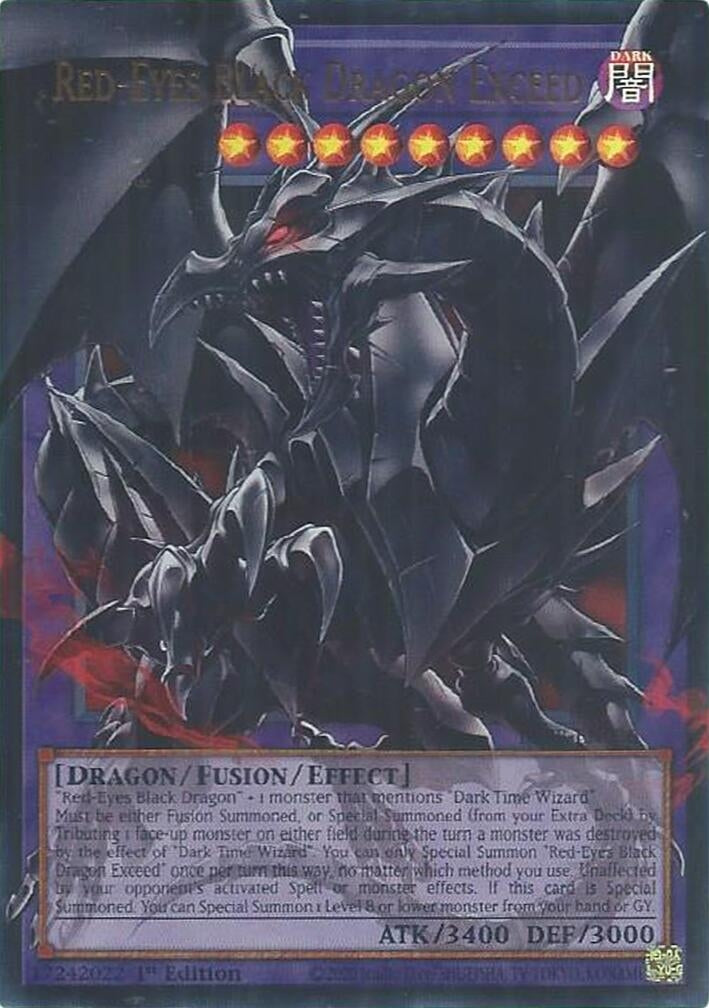 Image for Red-Eyes Black Dragon Exceed (Extended Art) (BETB-EN036) [Beyond the Brave] - YuGiOh