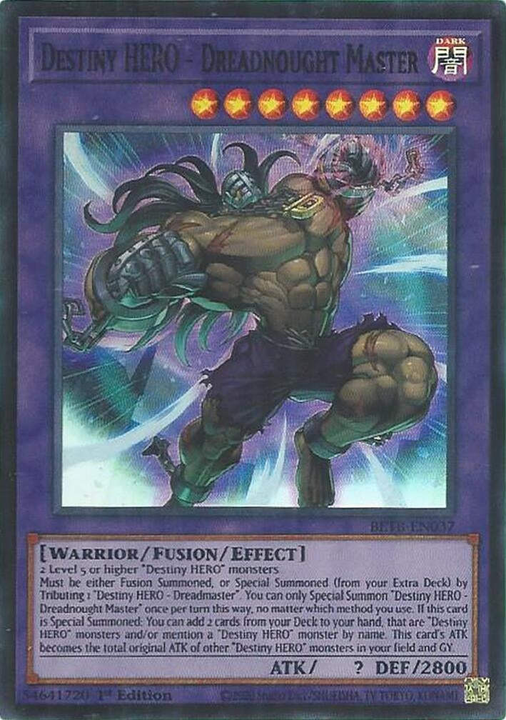 Image for Destiny HERO - Dreadnought Master (BETB-EN037) [Beyond the Brave] - YuGiOh