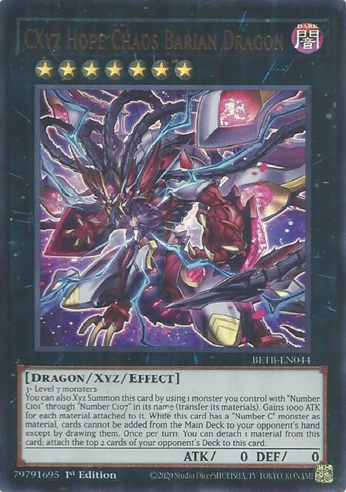 Image for CXyz Hope Chaos Barian Dragon (BETB-EN044) [Beyond the Brave] - YuGiOh