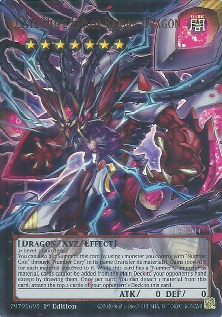 Image for CXyz Hope Chaos Barian Dragon (Extended Art) (BETB-EN044) [Beyond the Brave] - YuGiOh