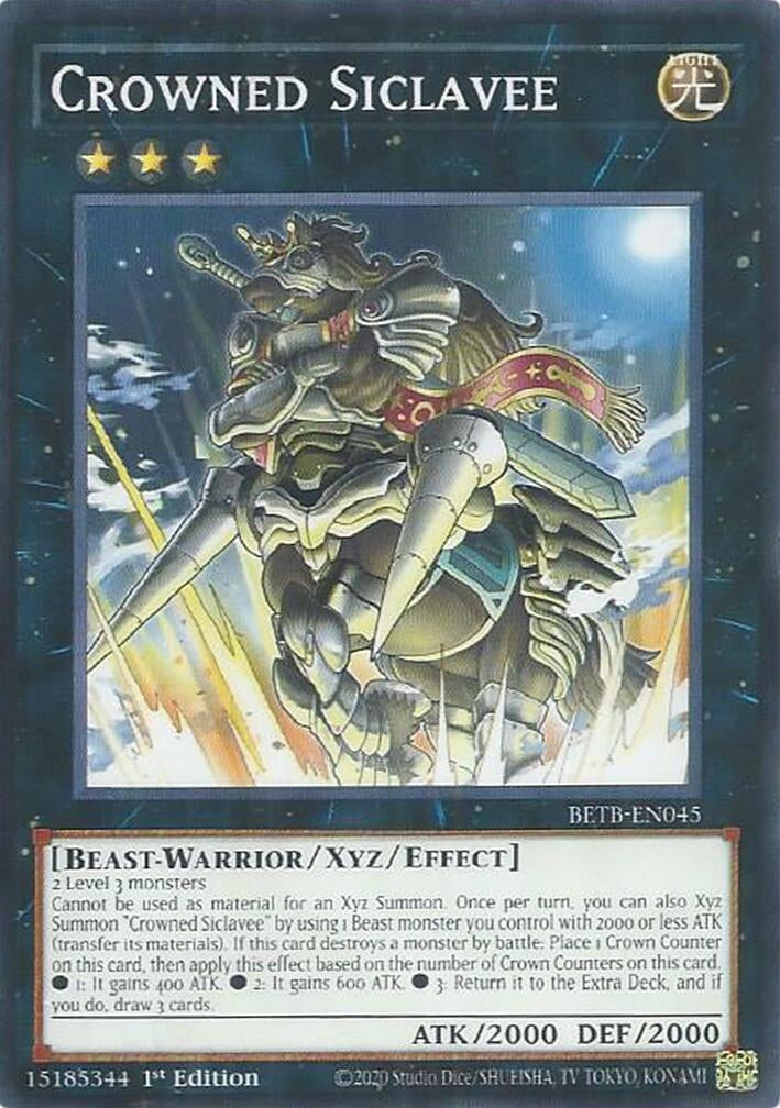 Image for Crowned Siclavee (BETB-EN045) [Beyond the Brave] - YuGiOh