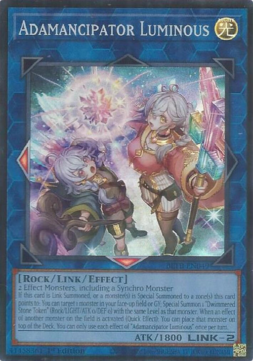 Image for Adamancipator Luminous (BETB-EN049) [Beyond the Brave] - YuGiOh