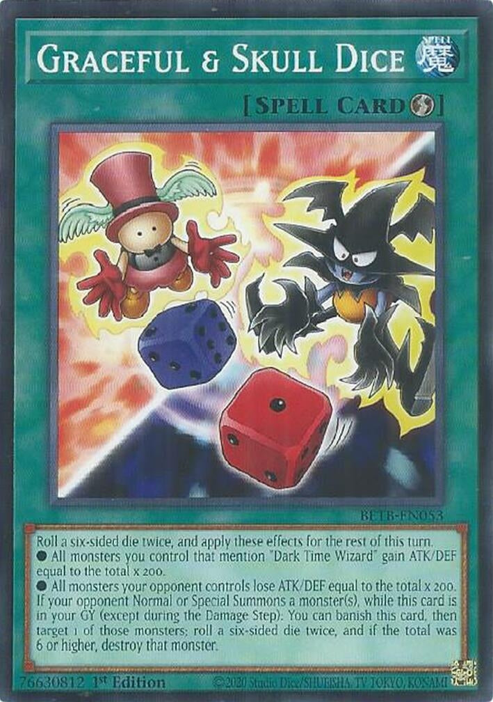 Image for Graceful & Skull Dice (BETB-EN053) [Beyond the Brave] - YuGiOh