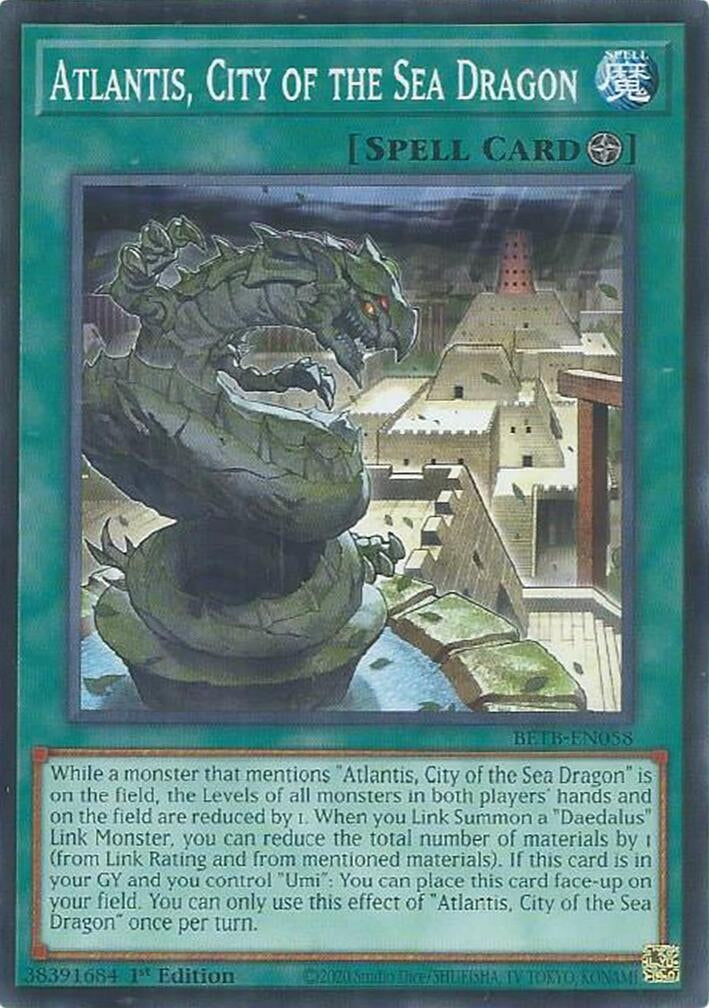Image for Atlantis, City of the Sea Dragon (BETB-EN058) [Beyond the Brave] - YuGiOh