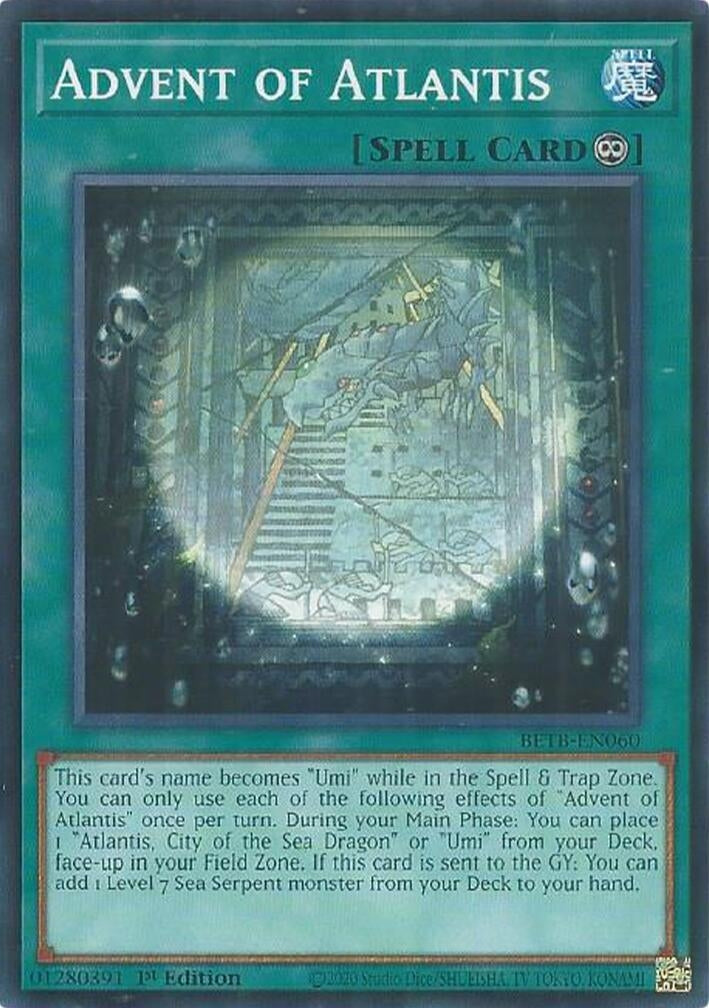 Image for Advent of Atlantis (BETB-EN060) [Beyond the Brave] - YuGiOh