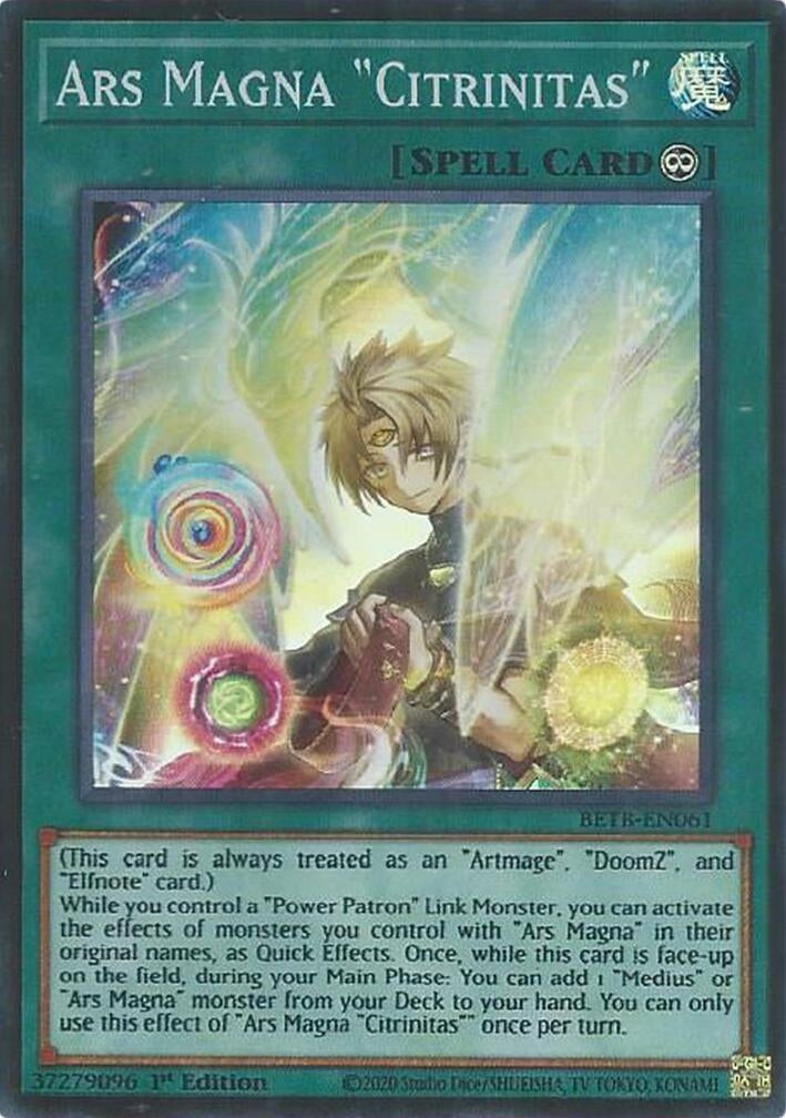 Image for Ars Magna "Citrinitas" (BETB-EN061) [Beyond the Brave] - YuGiOh