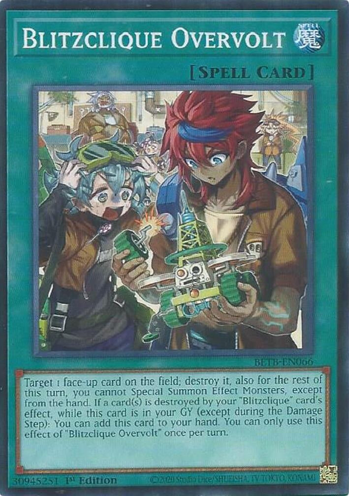 Image for Blitzclique Overvolt (BETB-EN066) [Beyond the Brave] - YuGiOh