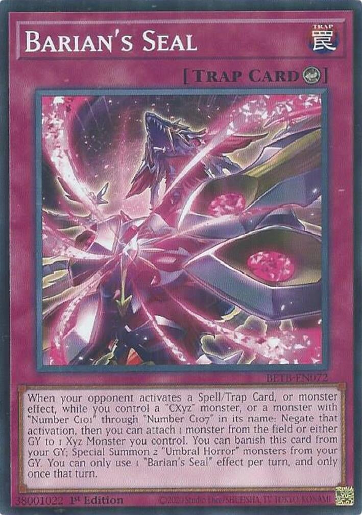 Image for Barian's Seal (BETB-EN072) [Beyond the Brave] - YuGiOh