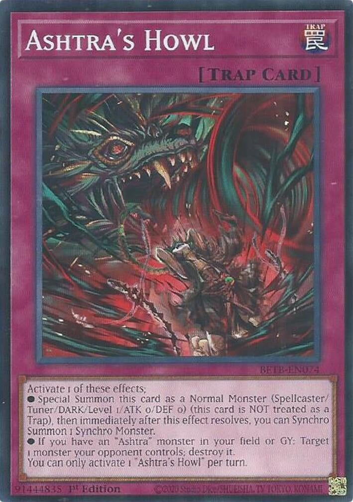 Image for Ashtra's Howl (BETB-EN074) [Beyond the Brave] - YuGiOh