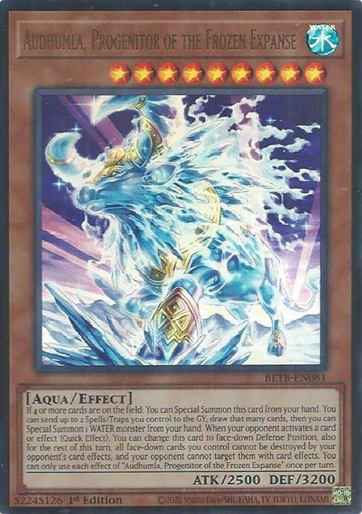 Image for Audhumla, Progenitor of the Frozen Expanse (BETB-EN081) [Beyond the Brave] - YuGiOh