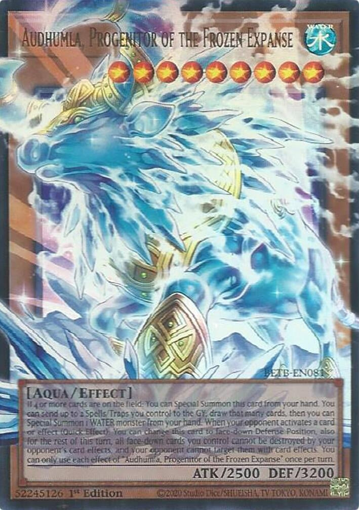 Image for Audhumla, Progenitor of the Frozen Expanse (Extended Art) (BETB-EN081) [Beyond the Brave] - YuGiOh