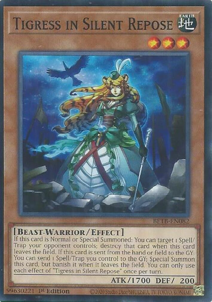 Image for Tigress in Silent Repose (BETB-EN082) [Beyond the Brave] - YuGiOh