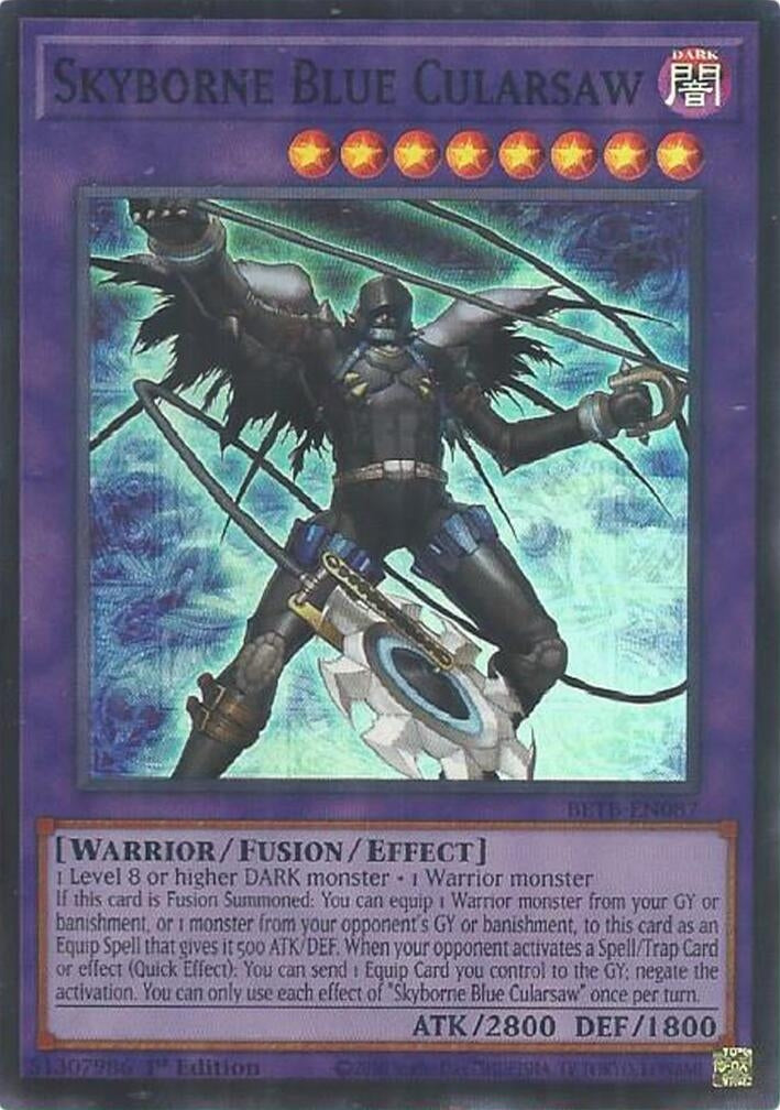 Image for Skyborne Blue Cularsaw (BETB-EN087) [Beyond the Brave] - YuGiOh