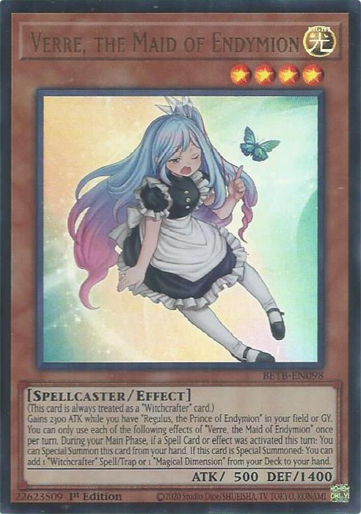 Image for Verre, the Maid of Endymion (BETB-EN098) [Beyond the Brave] - YuGiOh