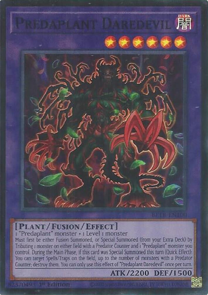 Image for Predaplant Daredevil (BETB-EN100) [Beyond the Brave] - YuGiOh