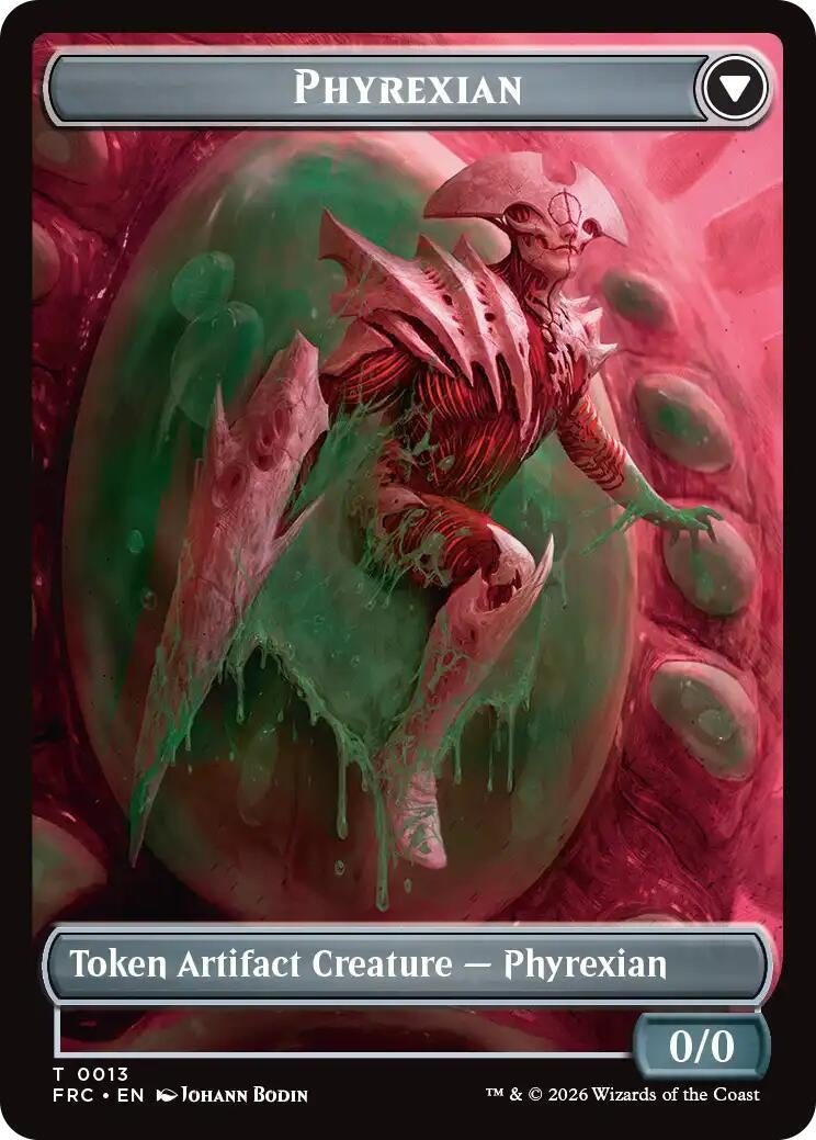 Image for Phyrexian // Incubator Double-Sided Token (13 // 13) [Commander: Reality Fracture] - Magic: The Gathering