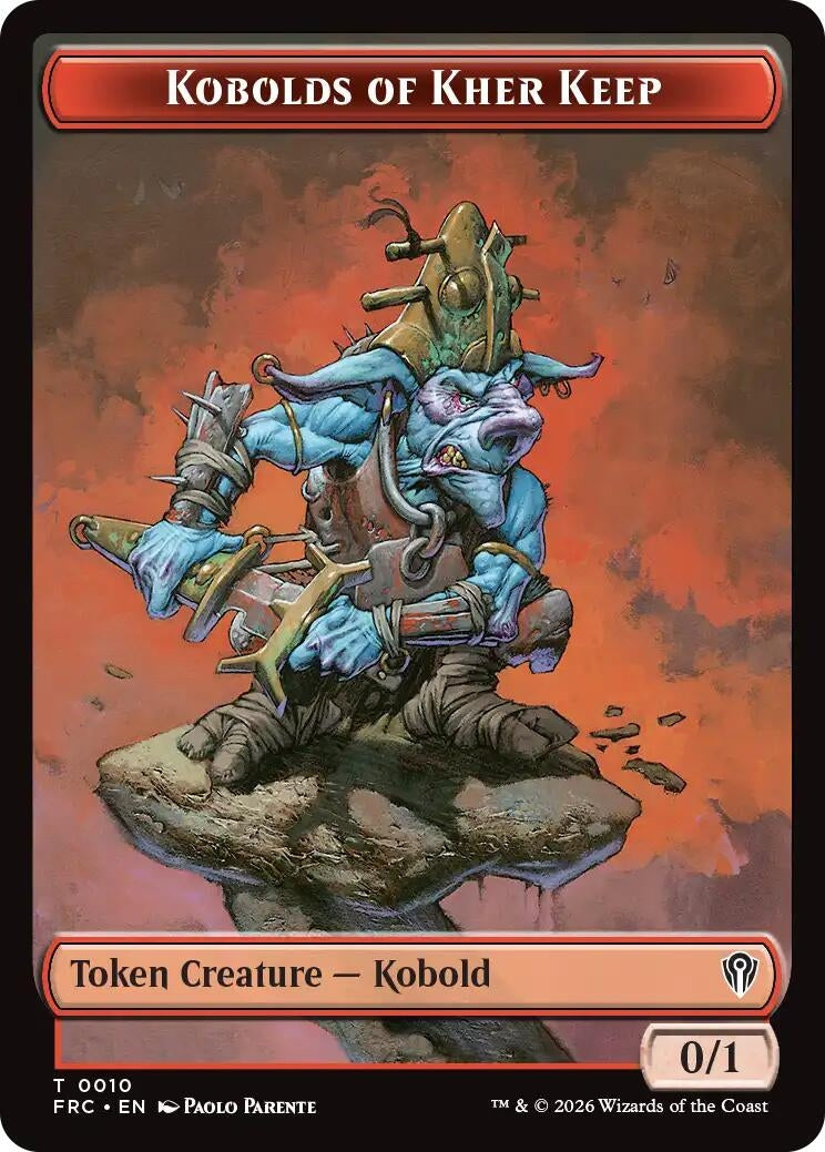 Image for Kobolds of Kher Keep // Phyrexian Mite Double-Sided Token (10 // 16) [Commander: Reality Fracture] - Magic: The Gathering