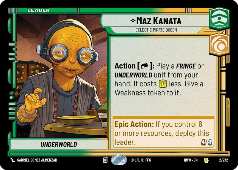 Image for Maz Kanata - Eclectic Pirate Queen (2/272) [Homeworlds] - Star Wars: Unlimited