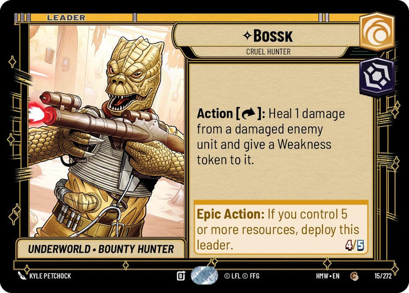 Image for Bossk - Cruel Hunter (15/272) [Homeworlds] - Star Wars: Unlimited