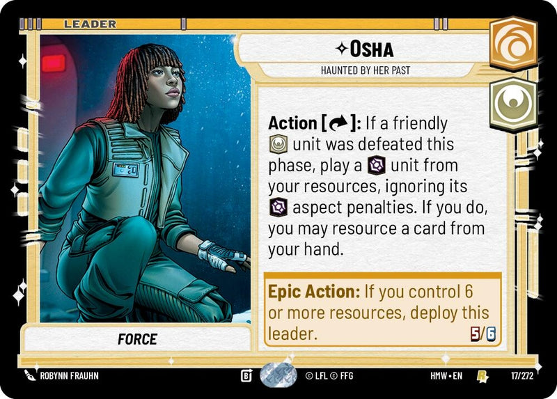Image for Osha - Haunted By Her Past (17/272) [Homeworlds] - Star Wars: Unlimited