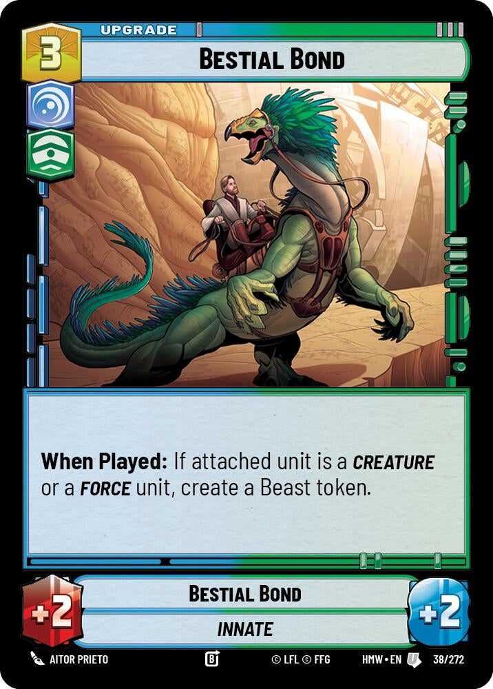Image for Bestial Bond (38/272) [Homeworlds] - Star Wars: Unlimited