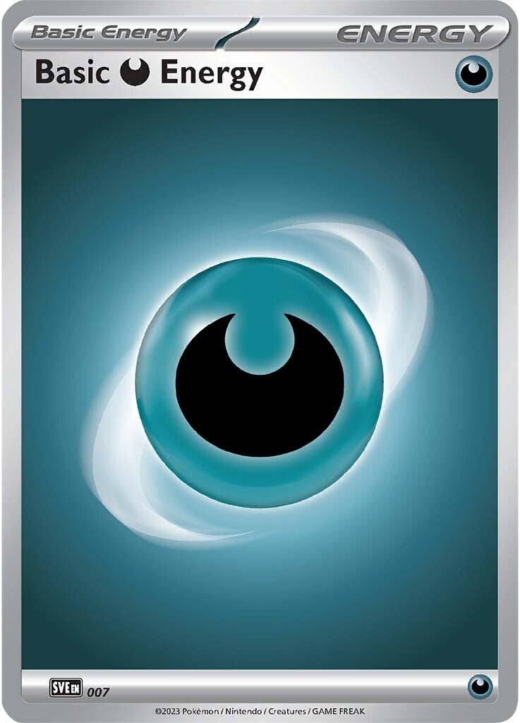 Basic Darkness Energy - 007 (007) [SVE: Scarlet & Violet Energies]