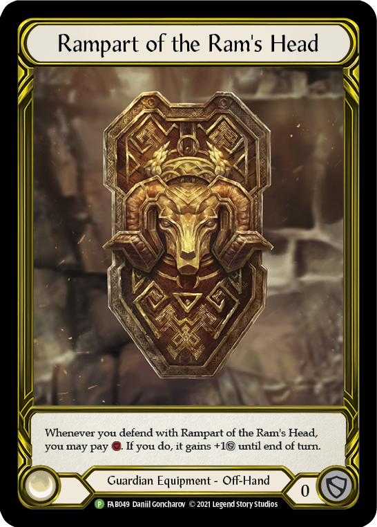 Rampart of the Ram's Head (Golden) - FAB049 (FAB049) [Flesh and Blood: Promo Cards]