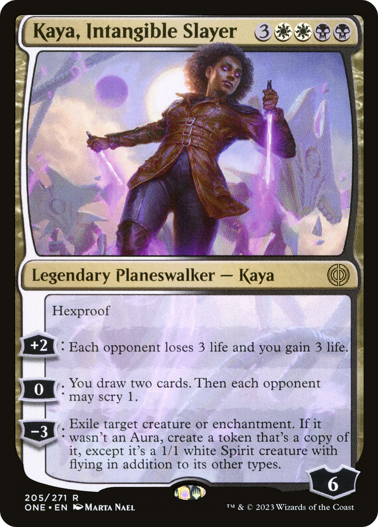 Kaya, Intangible Slayer (205) [Phyrexia: All Will Be One]