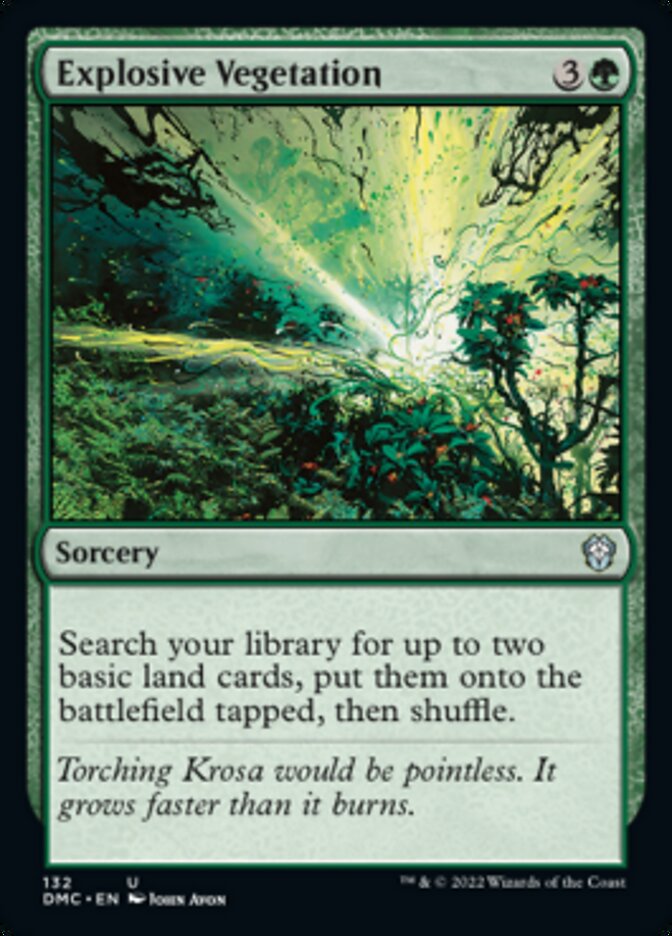 Explosive Vegetation (132) [Commander: Dominaria United]
