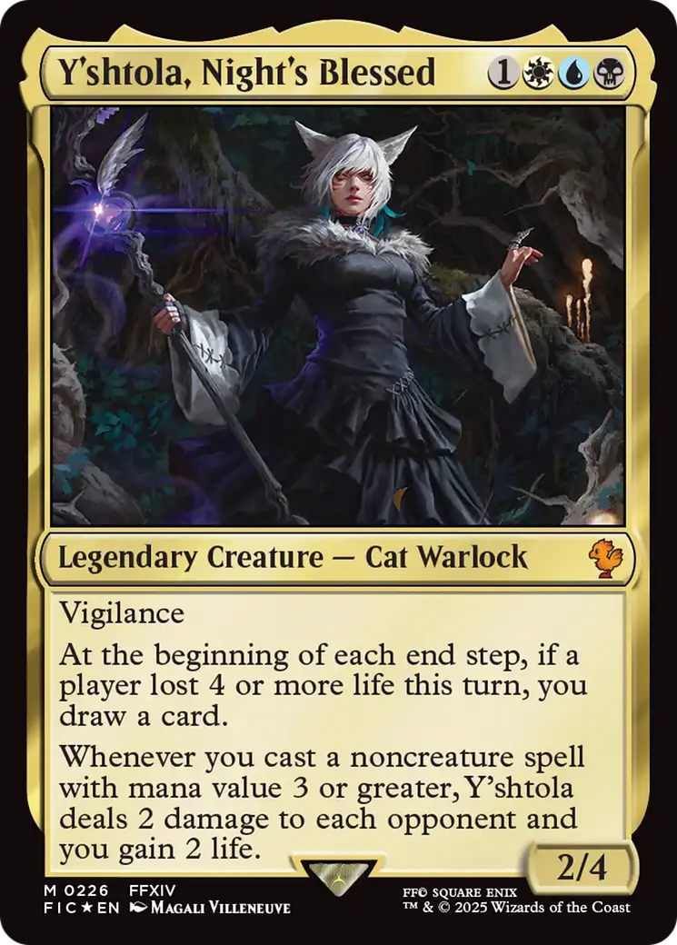 Y'shtola, Night's Blessed (Surge Foil) (226) [Commander: FINAL FANTASY]
