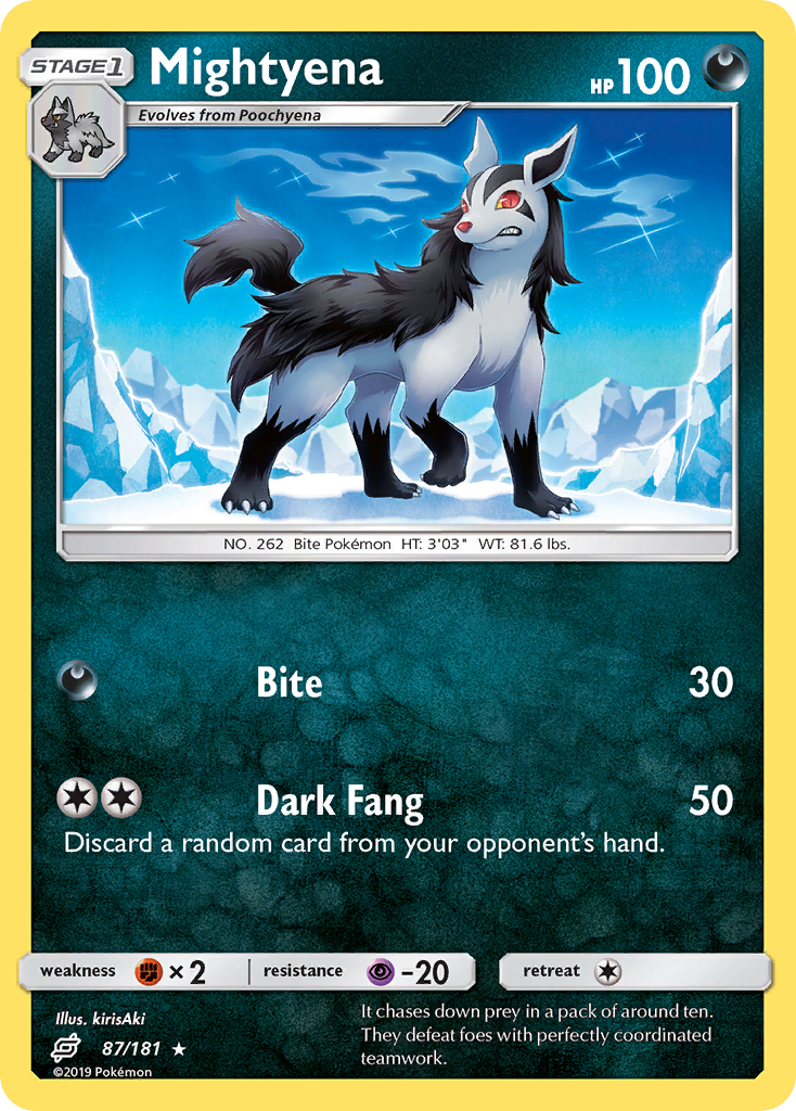 Mightyena (87/181) [SM - Team Up]