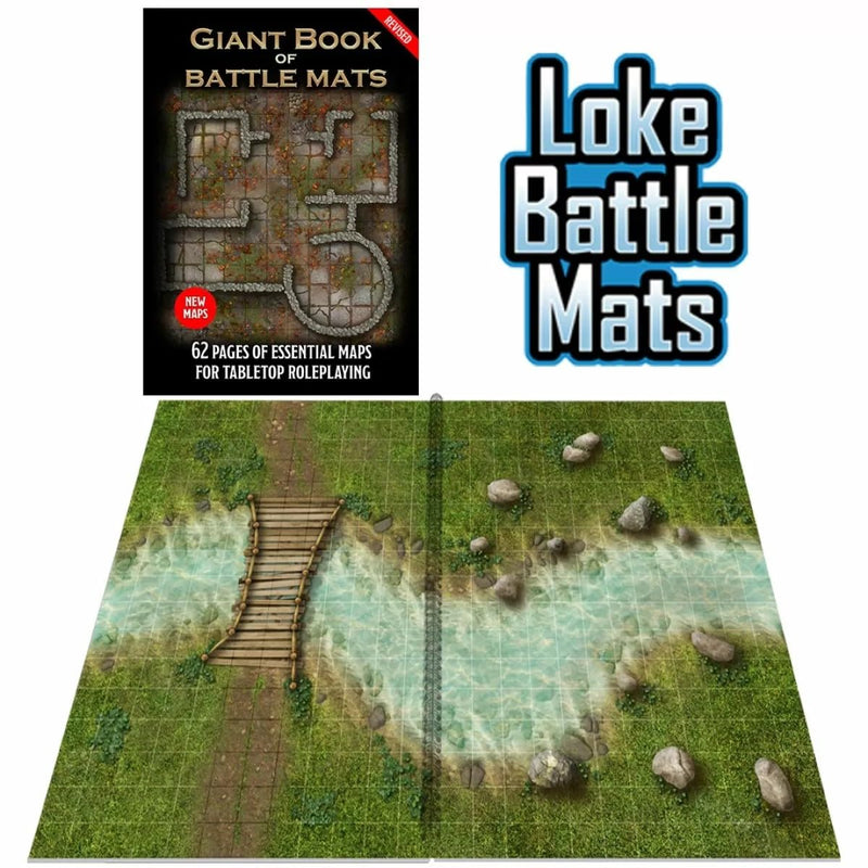 Giant Book of Battle Mats Revised 12x16 inches