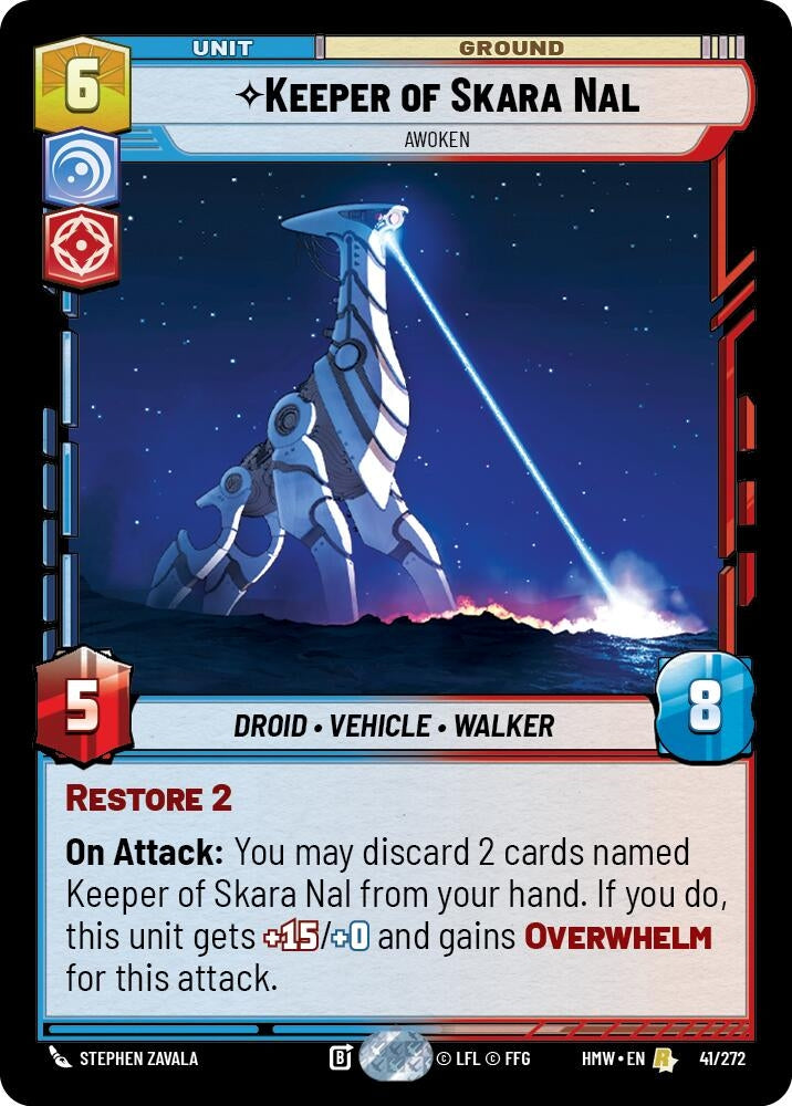Image for Keeper of Skara Nal - Awoken (41/272) [Homeworlds] - Star Wars: Unlimited