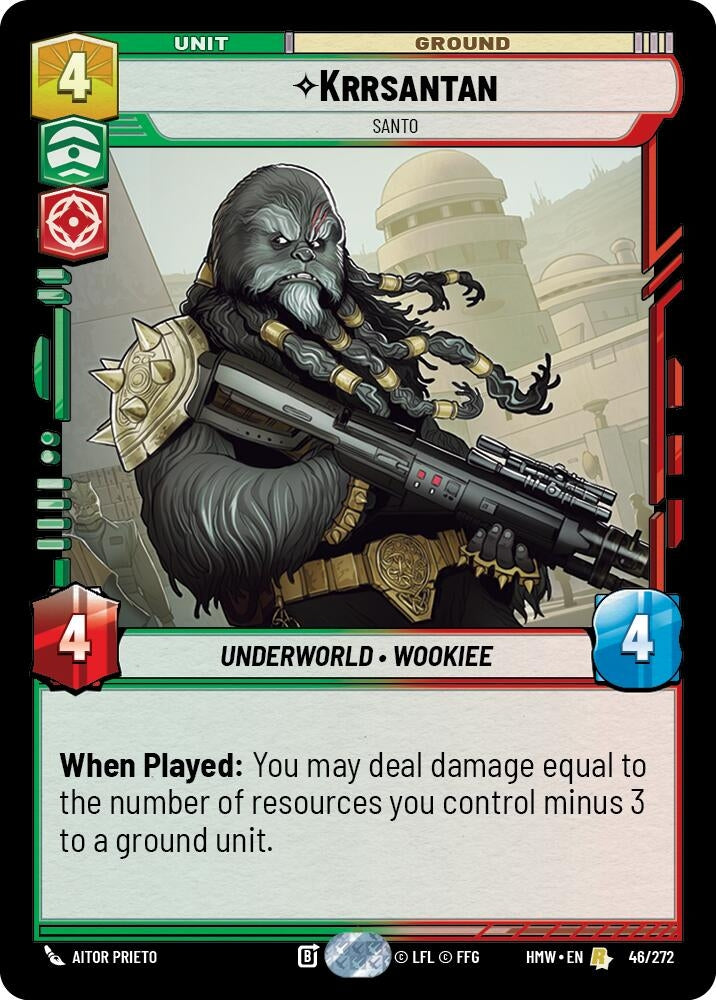 Image for Krrsantan - Santo (46/272) [Homeworlds] - Star Wars: Unlimited